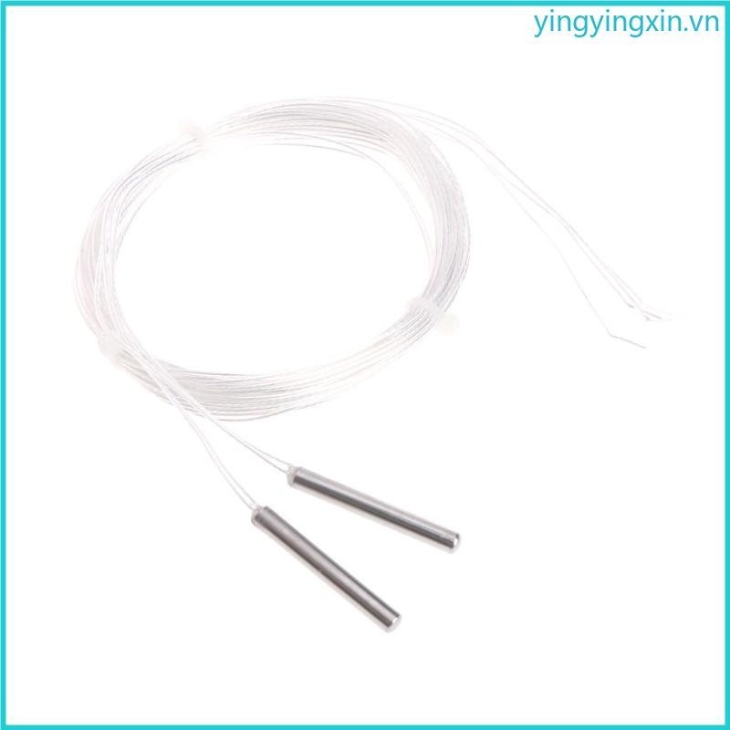 Cảm biến nhiệt độ YIN 4mm x30mm Lot Pt1000 với thép không gỉ bền cho vỏ 2 chiếc Bộ 2 dây cặp nhiệt điện