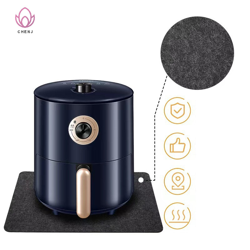 [Cenj] Máy chiên không khí Máy pha cà phê Tấm lót chịu nhiệt Tấm bảo vệ mặt bàn Thiết bị chống trượt Thảm di chuyển Phụ kiện nhà bếp [MỚI]