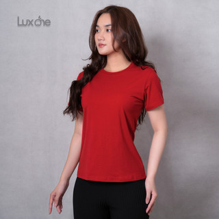 Luxone-Áo thun nữ cổ tròn basic kết hợp đa phong cách