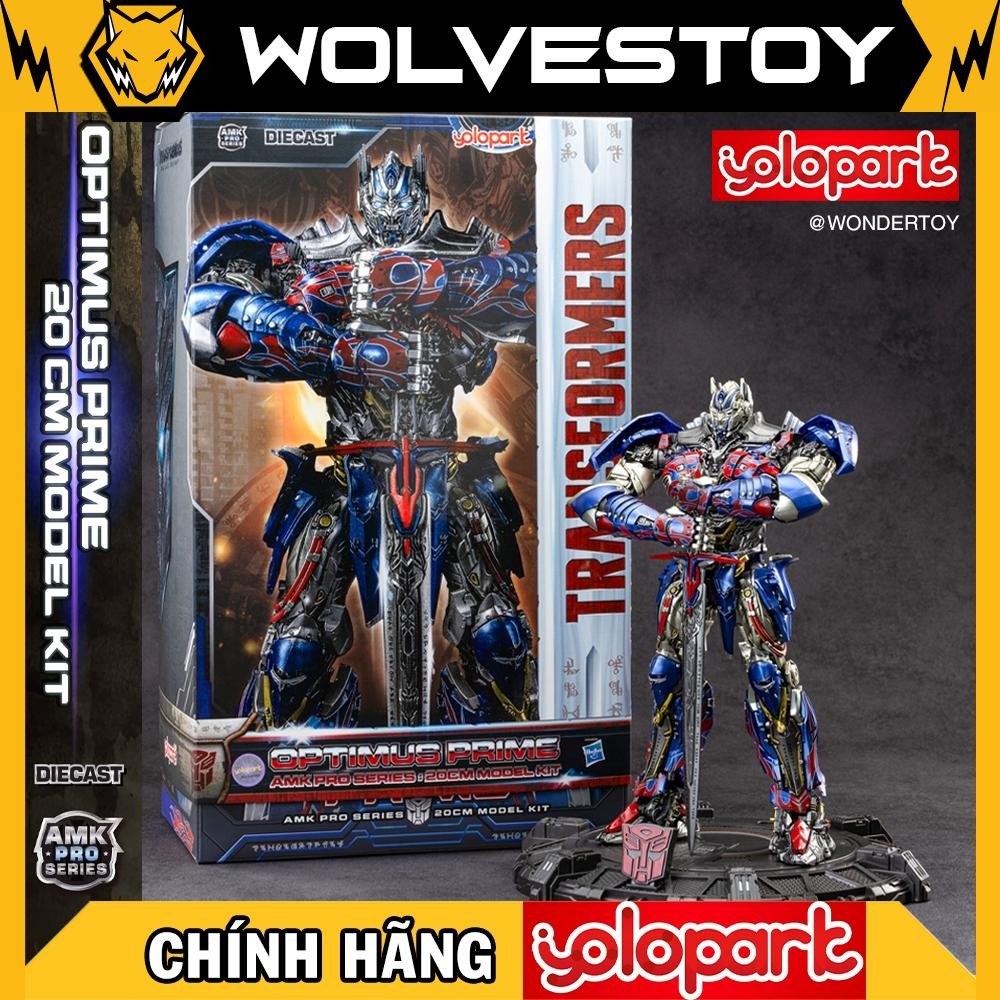 Mô Hình Yolopark AMK PRO TF The Last Knight Optimus Prime Model Kit 20cm