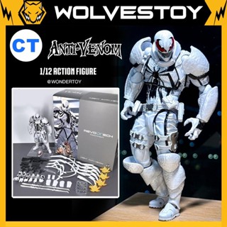 Mô Hình CT Revoltech Amazing Yamaguchi Agent Anti Venom Spider Man Marvel 1/12 Action Figure