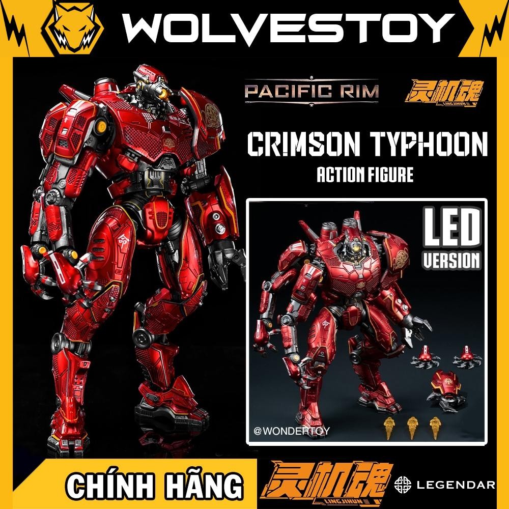 Mô Hình Lingjihun Pacific Rim Crimson Typhoon Jeager (Đại Chiến Thái Binh Dương) Action Figure