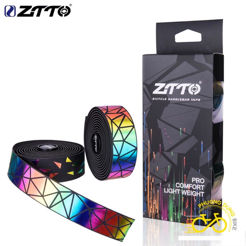 Dây quấn (Băng quấn) ghi đông xe đạp da PU Kim cương ZiTTO - 7 màu