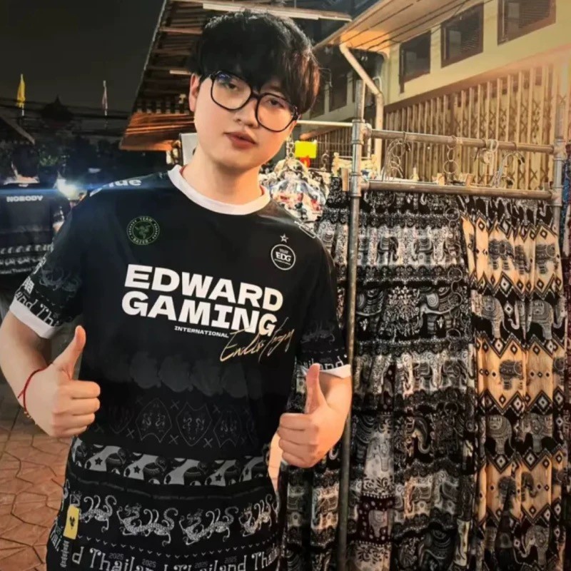 [Id có thể tùy chỉnh] EDG Thái Lan Bangkok Masters Đồng phục trò chơi Jersey.2025 Valente Game EDG Á