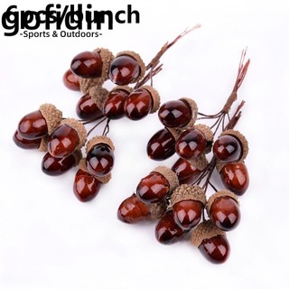 gofidin 6 nhánh cây hạt thông khô dùng làm đồ thủ công trang trí nhà/tiệc/lễ hội đẹp mắt DIY