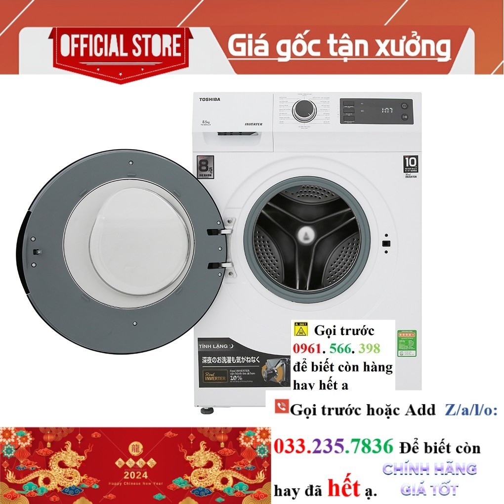 R.ẻ> TW-BH95S2V(WK)     TW-BH95S2V Máy giặt Toshiba Inverter 8.5 Kg TW-BH95S2V WK
