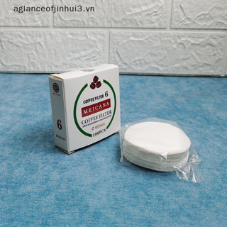 ~ afhvn ~ 100 cái giấy lọc cà phê moka 56mm 60mm 68mm cho máy pha cà phê espresso.