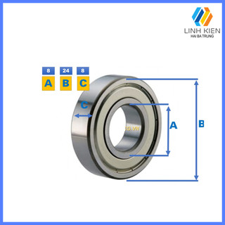 [Có sẵn] Vòng bi, ổ bi 628ZZ【8*24*8】