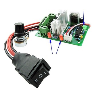 Mạch điều khiển tốc độ, đảo chiều động cơ dc 3a 120w