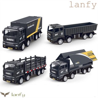 Lanfy kéo lại xe, xe vận chuyển xe tải hộp đựng đồ chơi mô phỏng xe tải, trẻ em đồ chơi mô hình diecasts kỹ thuật xe tải đồ chơi mô hình xe tải đồ chơi trẻ em