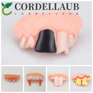 Cordellaub Răng giả ngộ nghĩnh, Răng giả giả giả 10 kiểu răng giả, Mô hình răng thối giả Prank Shocker Trick Toy Cao su xấu răng trang trí Halloween Prop