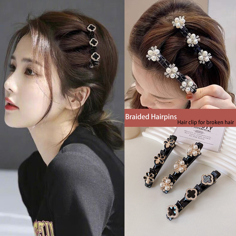 Bộ kẹp tóc 2 kẹp tóc hoa Mini thời trang Hàn Quốc