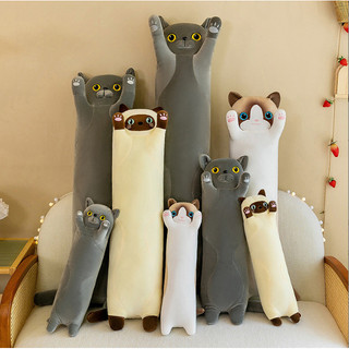 Gối Búp Bê Đồ Chơi Sang Trọng Búp Bê Mèo Dài Ngủ Với Ragdoll