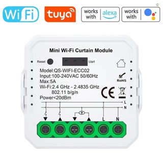 Tuya Wifi Rèm Mô-đun Gia dụng Thiết bị thông minh Mô-đun rèm Điện thoại di động Ứng dụng Điều khiển từ xa Tương thích Alexa Google Home để điều khiển bằng giọng nói