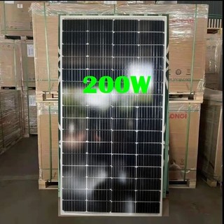 Tấm pin năng lượng mặt trời mono 200w công nghệ mới-soyer solar chính hãng.
