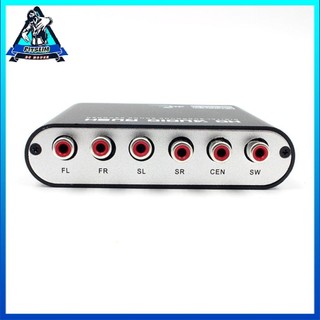 Digital 5.1 Audio Decoder Dts/Ac-3 Optical To 5.1-Channel RCA Analog