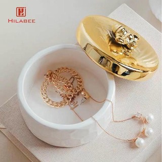 Hộp đựng đồ trang sức có nắp ong Hộp quà lưu niệm nhỏ cho dây chuyền tay