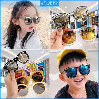 Bóng râm cho trẻ em Phong cách Hàn Quốc Kính râm trẻ em mới Kính râm thời trang PTQ