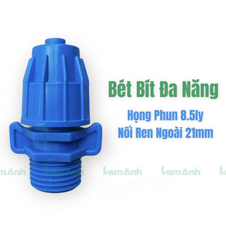 Béc Bít Đa Năng Kèm Nối Phi 21 ( Phun Ngang Hoặc Phun Cao Tuỳ Chỉnh ) - Lam Anh