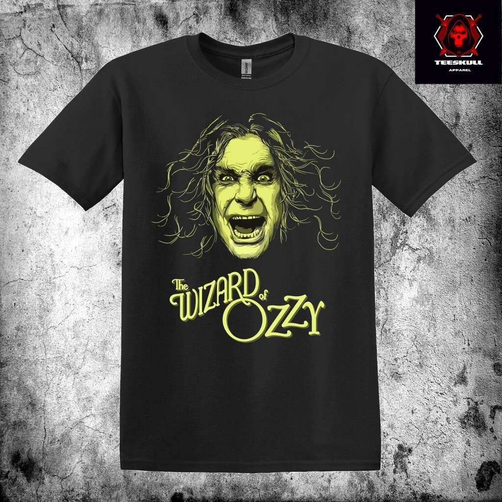 Ozzy Osbourne "The Wizard Of Ozzy" Rock Tee Áo thun Unisex Cotton nặng Xs-3Xl