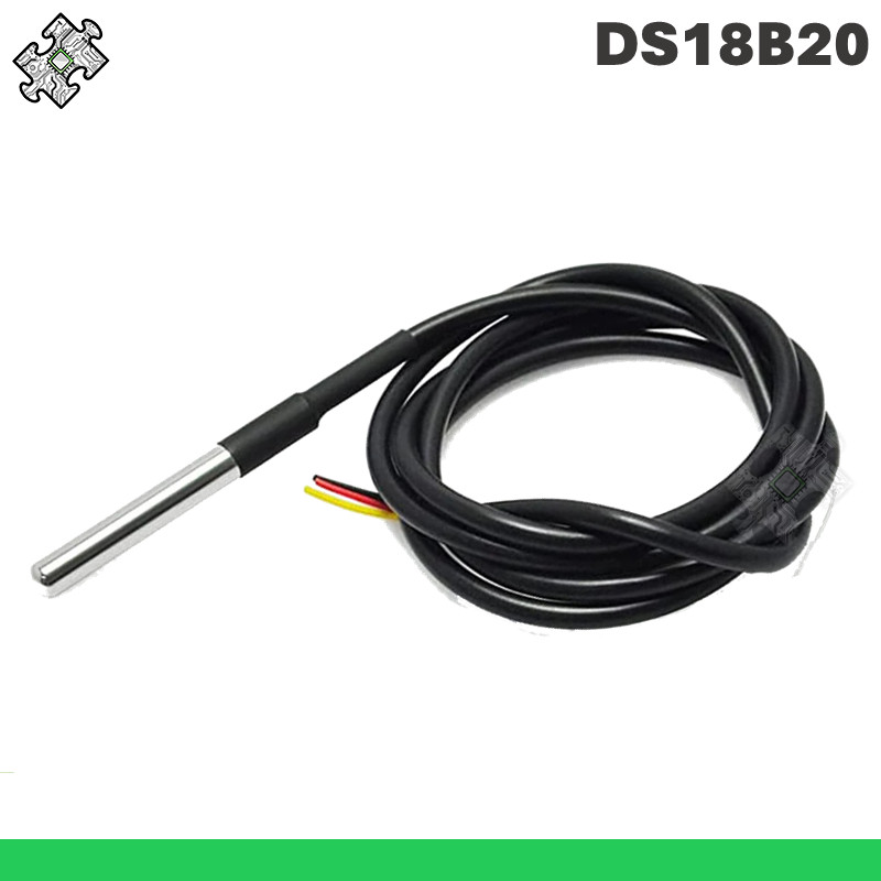 ENGLAB★Cảm biến nhiệt độ chống nước DS18B20, 1m / 2m / 5m, DS18B20