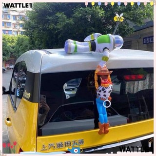 Wttle Xe Bên Ngoài Treo Búp Bê Sang Trọng, Thiết Lập Nhanh 35 / 45CM Búp Bê Ô Tô Lightyear, Hot Sherif Woody Buzz Mũ Bảo Hiểm Sang Trọng Trang Trí Xe Hơi