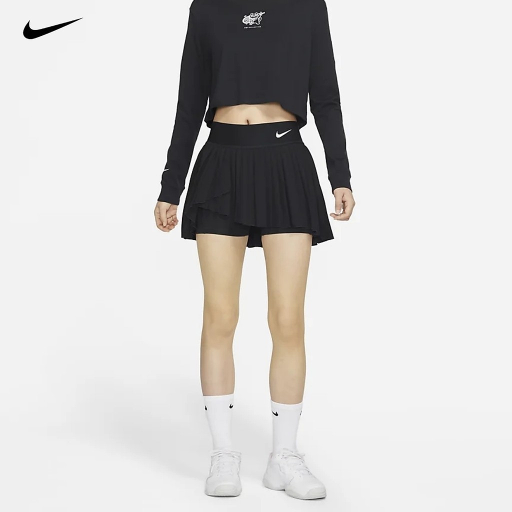 [Sẵn sàng] Váy xếp ly nửa thể thao nhẹ Nike Dri-Fit dành cho nữ DR6850