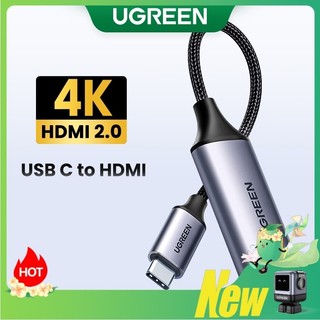Cáp chuyển đổi UGREEN USB C sang HDMI 4K 60Hz Thunderbolt 3 Type C HDMI 2.0