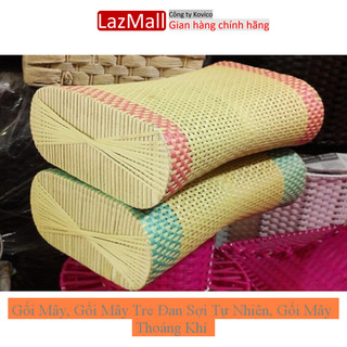 Gối mây, gối mây tre đan sợi tự nhiên, gối mây thoáng khí