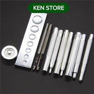 Bộ 11 dụng cụ đóng nút bấm khuy quần áo KEN STORE