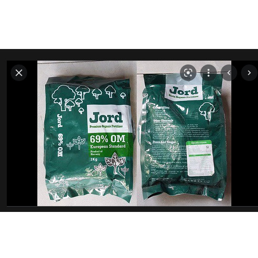 Phân Bón Hữu Cơ Na Uy SAVIA - JORD Bao 2Kg