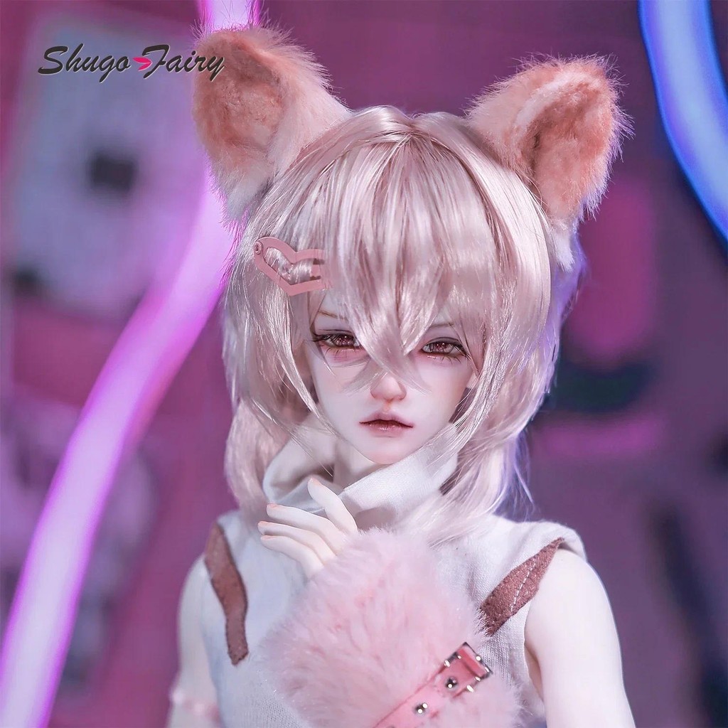 Roland E BJD Búp Bê 1 / 4 Fullset BJD Trang Phục Lãng Mạn Màu Hồng Phong Cách Đồ Chơi Cơ Bắp Nam Shu