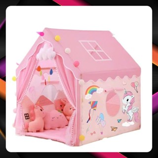 Lều Công Chúa Ngủ Chơi Cho Bé - Mẫu Mới 2025, Thoáng Mát, Khung kim loại ,Tặng đèn nháy cho bé