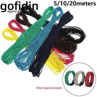 gofidin dây dù 5/10/20m với 7 màu tùy chọn
