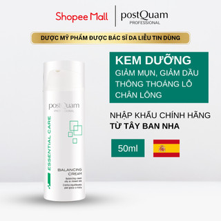 Kem Dưỡng Ẩm Làm Giảm Mụn, Thông Thoáng Lỗ Chân Lông Và Loại Bỏ Dầu Cho Da POSTQUAM Balancing Cream 50ML Q64/Q64A