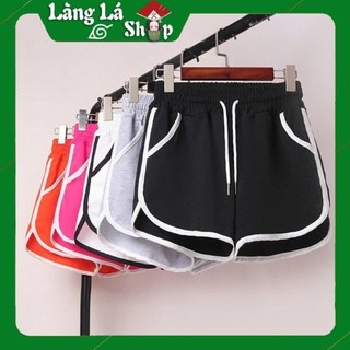Quần short đùi nữ thể thao chất thun dày dặn co giãn thoải mái