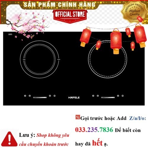 Bếp điện từ hồng ngoại kết hợp Hafele HC-M772C - Hafele 536.61.565 <NEw<