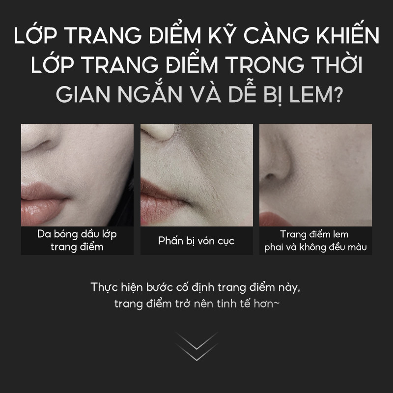 Ảnh 2 của Xịt Khóa Nền Colorkey cố định lớp makeup lâu trôi, dưỡng ẩm, kiềm dầu chống thấm nước 100Ml