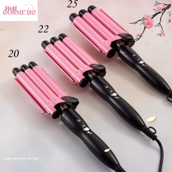 Máy uốn tóc xoăn sóng 3 trục dập sóng nước size 22mm, 25mm MS38 [ SUGI Cosmetic ]