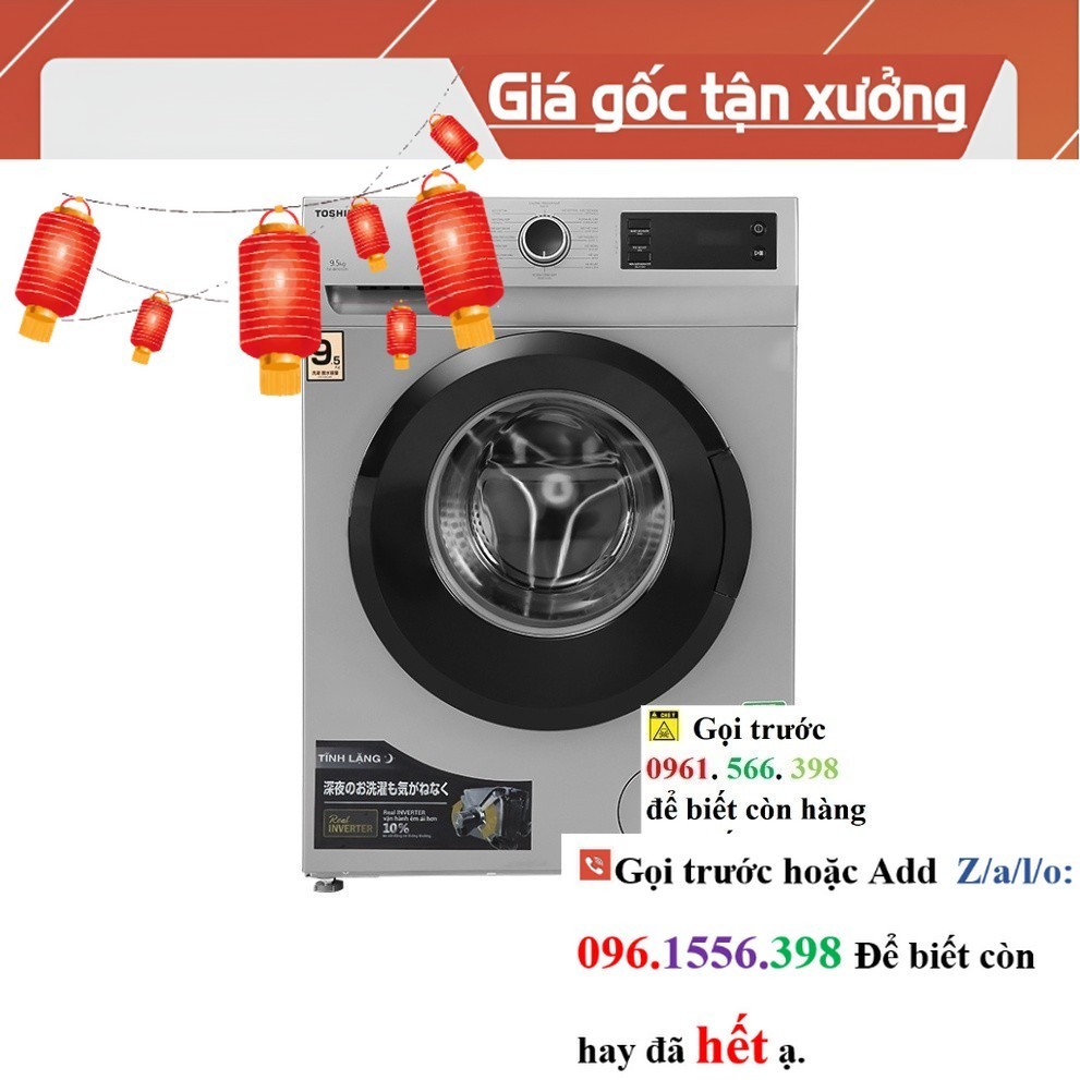 >> CH Máy giặt Toshiba Inverter 9.5 Kg TW-BK105S3V(SK)