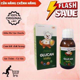 Siro GLUCAN KIDDY-100 ml, siro cho trẻ nhỏ cho bé, Tăng cường miễn dịch