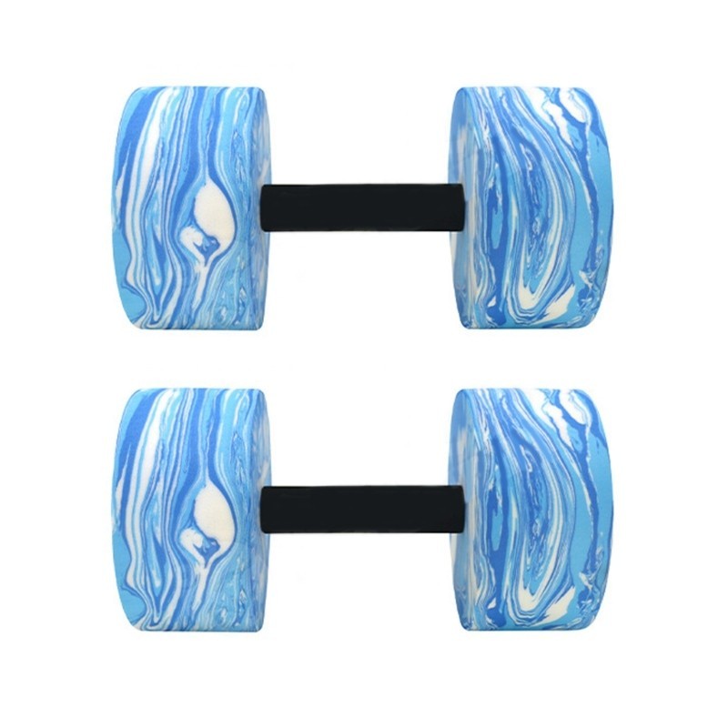 Dẫn 1 Cặp Tập Thể Dục Thủy Sinh Dumbells Nước Aerobic Tập Thể Dục Bọt Quả Tạ Thanh Cầm Tay