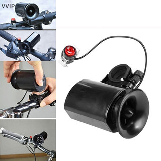 Vvvn xe đạp sừng điện tử đen loa 6 chuông xe đạp âm thanh lớn báo động siêu còi qdd