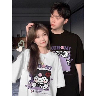 Mùa Hè 2024 Mới Ins Hàn Quốc In Hình Hoạt Hình Nam / Nữ Plus Size Rời Áo Thun Tay Ngắn