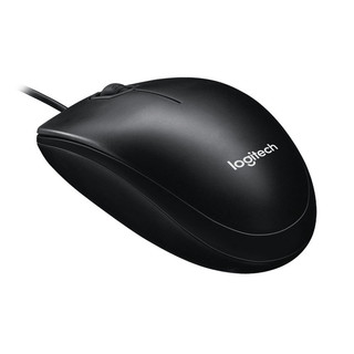 Chuột Logitech B100 Black, có dây kết nối USB