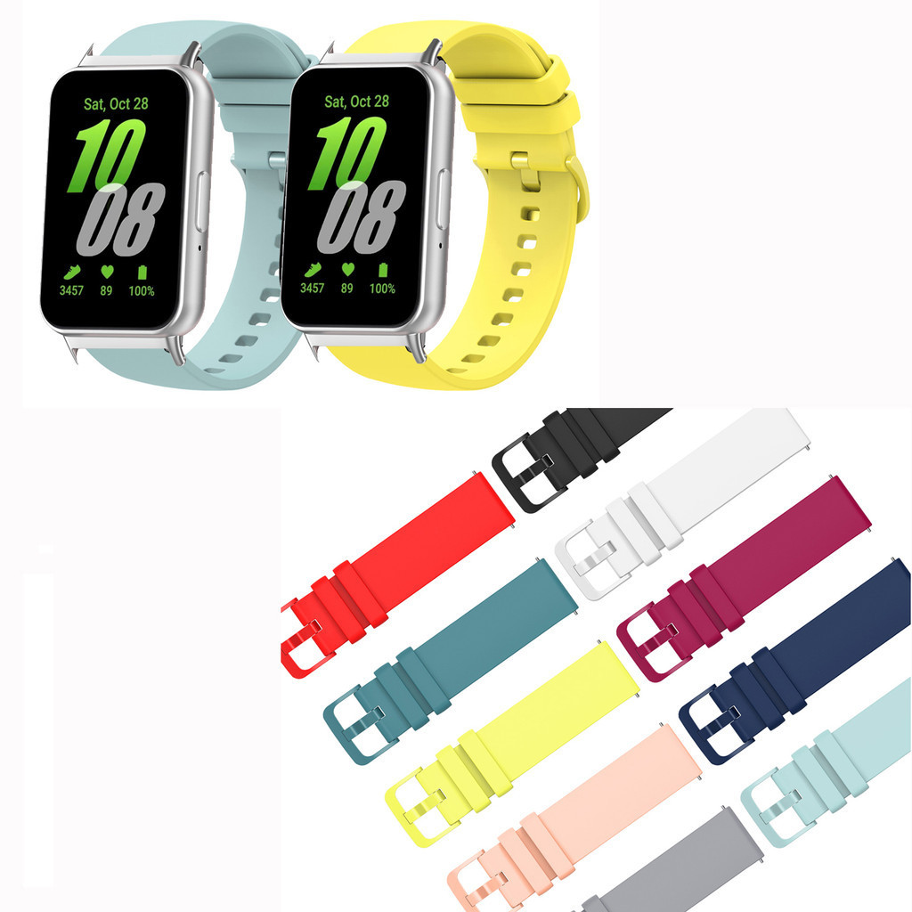 Vòng đeo tay thay thế thể thao bằng dây đeo silicon cho Samsung Galaxy Fit 3 SM-R390