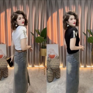 Áo thun Cotton nữ, giản dị, cỡ lớn