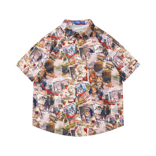 Mèo Dễ Thương In Hình Full Mùa Hè 2024 Phong Cách Mới Áo Sơ Mi Hoa Cardigan Hoạt Hình Áo Sơ Mi Tay Ngắn Bé Trai Hawaii Áo Sơ Mi Cặp Đôi Cổ Điển Mặc Phong Cách Kỳ Nghỉ Áo Sơ Mi Tay Ngắn Áo Sơ Mi Nửa Tay Áo Sơ Mi Bé Trai Rời Hoa Áo Sơ Mi Retro Hiệu Suất Cos