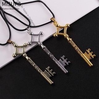 MISUPS Quà Tặng Tấn Công Titan Vòng Cổ Chìa Khóa Phổ Biến Eren Jaeger Anime Người Yêu Mặt Dây Chuyền Phụ Kiện Cosplay Thời Trang Unisex Hoạt Hình Phụ Kiện / Nhiều Màu
