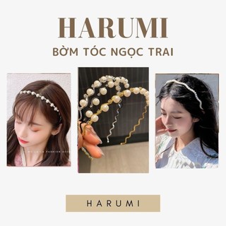 Bờm tóc đính ngọc nhiều loại tiểu thư hàn quốc, bờm tóc ngọc trai sang trọng